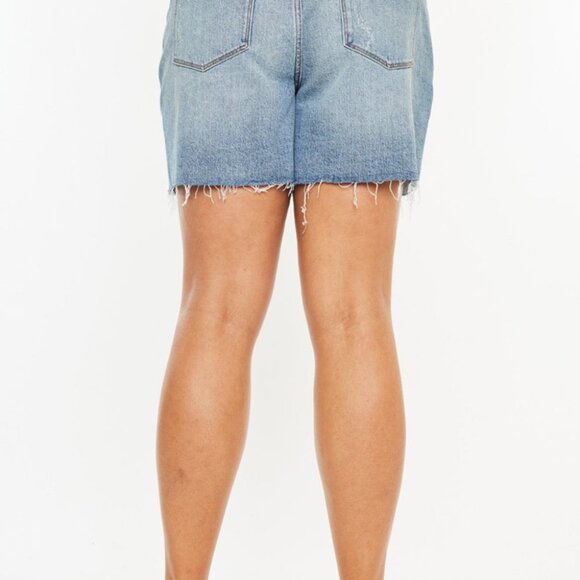 Hazel Blues® |  Kancan Raw Hem High Waist Denim Shorts - Picture 13 of 13